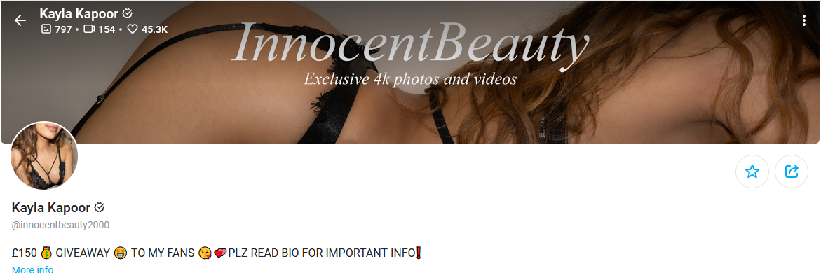 innocentbeauty2000 / Kayla Kapoor