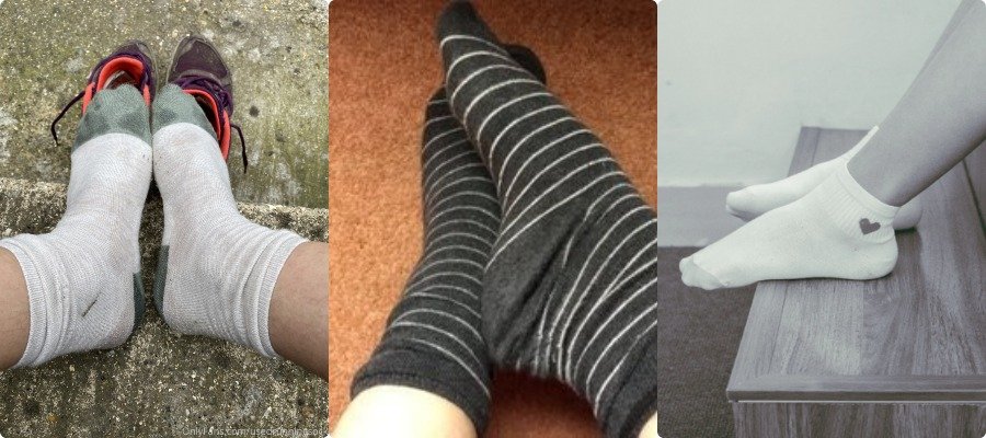 usedrunningsock / Sweaty Socks and Feet