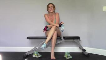 Goddess Gwen - Sultry Sweaty Sock Sniffing