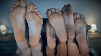 Foot Tongue Mouth and Vore - Six Sexy Soles