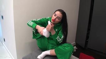 Queen Lusy - Nike'S Sweaty Sneakers And Socks (1920X1080 Hd) Mp4