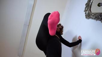 FEMDOMSQUAD Video Store - I'Ll Stand In Your Face With Stinky Socks! ( Sock Trampling Pov With Miss Kinga ) - 4K Uhd Mp4