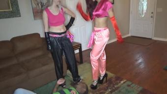 STEP-MOMMY KNOWS BEST - Two Face Sitting Vixens Demolish The Spy_Hd