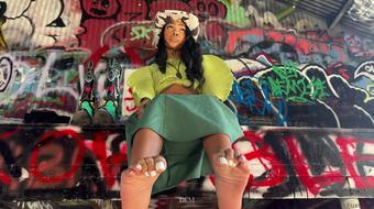 DallasFootModels Entertainment - “Z Stinky Feet Up At The Fabrication Yard”