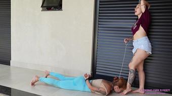 Licking Latinas Feet - NIKA - Your place is at my feet!