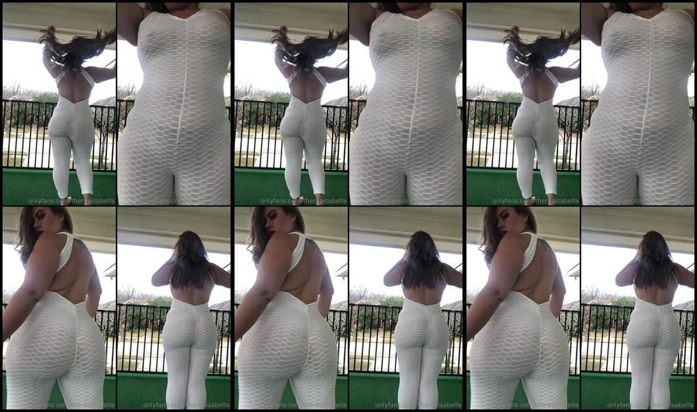 Therealsabella 04 02 2019 21527956 Just Bought This White Jumpsuit Who Wants To See A Full Video Of Me Doing Yoga We