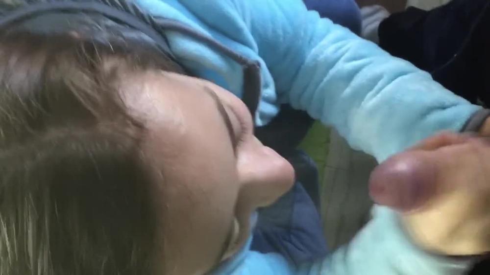Teen Takes Giant Facial Cumshot