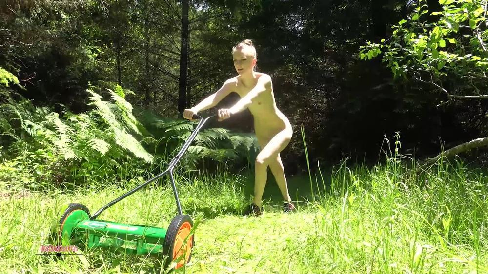 Mowing The Lawn Naked