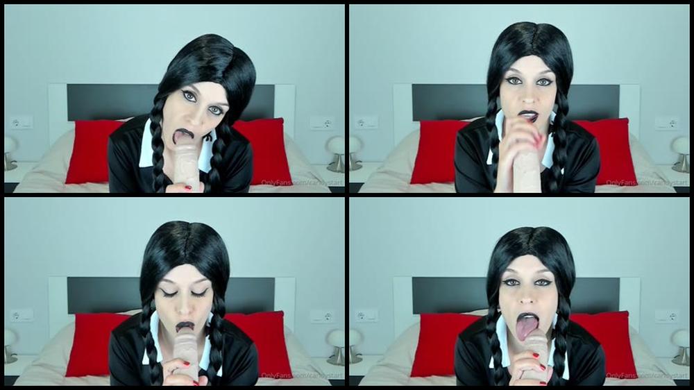 Candystart 31 12 2020 1552671308 I M Wearing Wednesday S Cosplay And I Need A Huge Cumshot On My Face I Love To Suck You