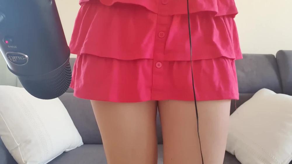 I usually dont open my legs to everyone I show my new bought clothes to! ASMR Whisper