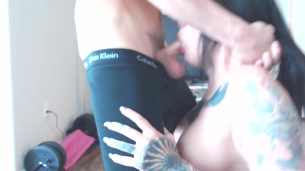 14 - Cheating Girlfriend Gets Her Face Fucked