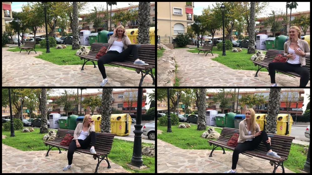 Cum Soaked Leggings In Public
