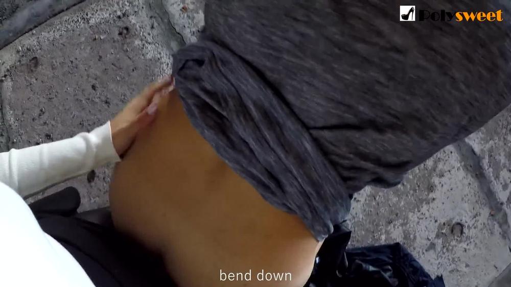 Drawing Graffiti, Fucking A Guy And Giving Cum On My Chest (Risky Public Pegging)_Polysweet_1080P