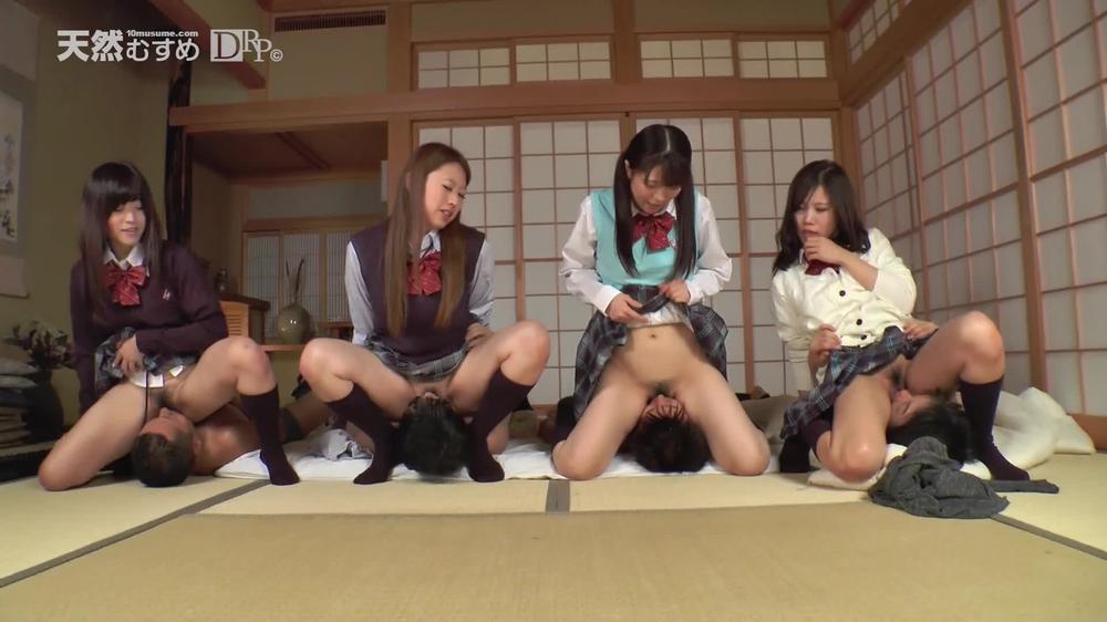 10Mu-010216_01-1080P Rina Kirihara, Mai Araki, Mizuki Nishijima, Kana Momose