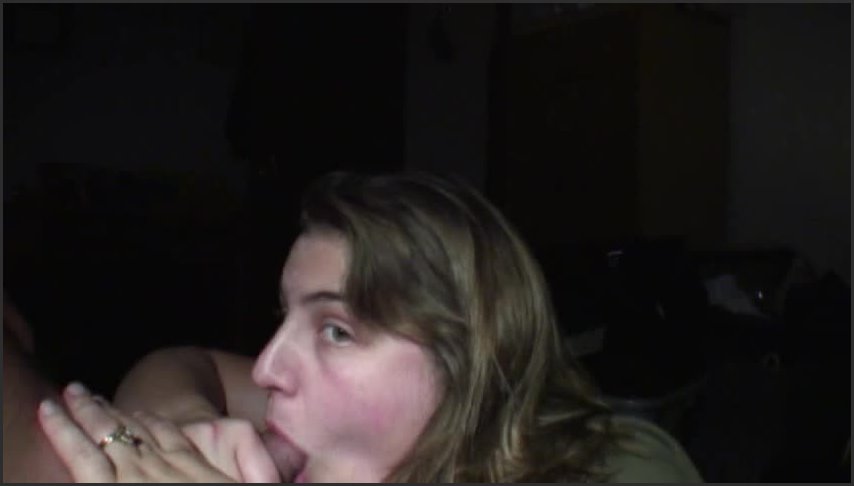 Chubby Wife Sucks Then Pussy Plays