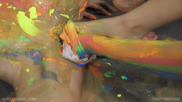 Foot Painting - Qs, Jessica (24.08.2019)