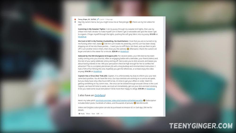 What Is /r/SexSells? Exploring Reddit's Digital Sex Market