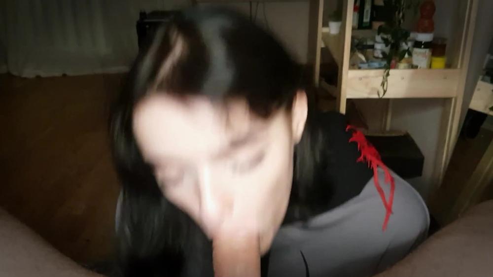 POV: No Hands Blowjob With Hot Oral Creampie