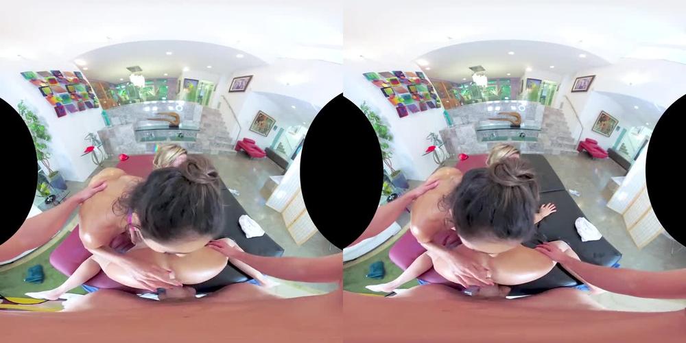 Vrhush.Com - Alexis Fawx & Lily Adams - The Best Massage Of Your Life
