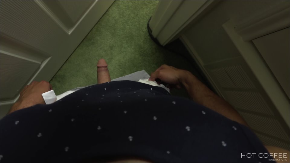 Stepbrother Peeps Through Door As His Stepsis Plays With Her Dildo