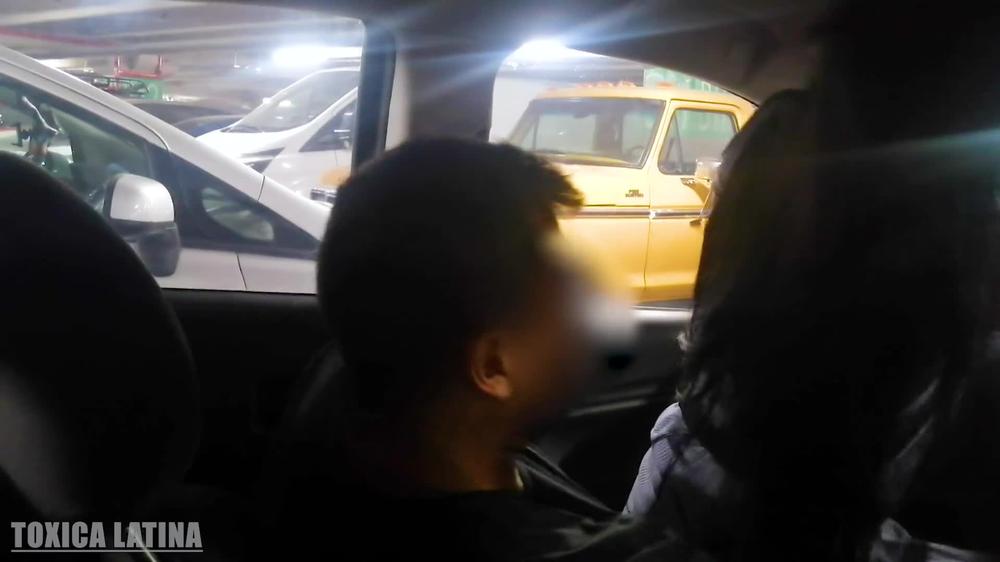 Stranger Surprises me Masturbating in the Car in the Public Parking Lot of the Mall