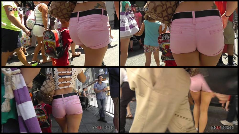 256 Ny Pink Shorts Camel
