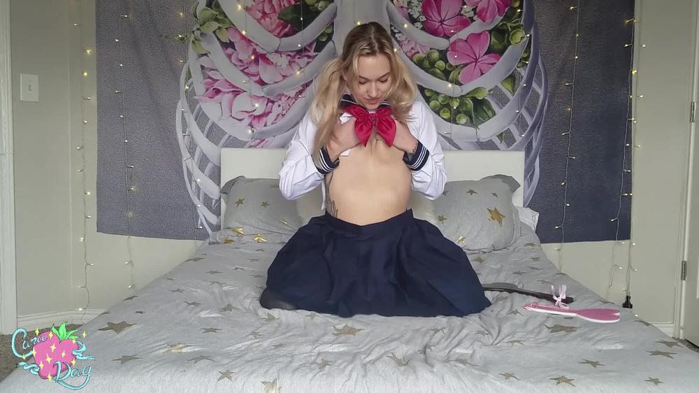 38 - Schoolgirl Self Spankings