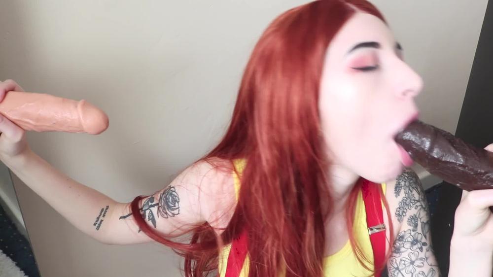 21 - Pokemon Misty Double Dildo Facial