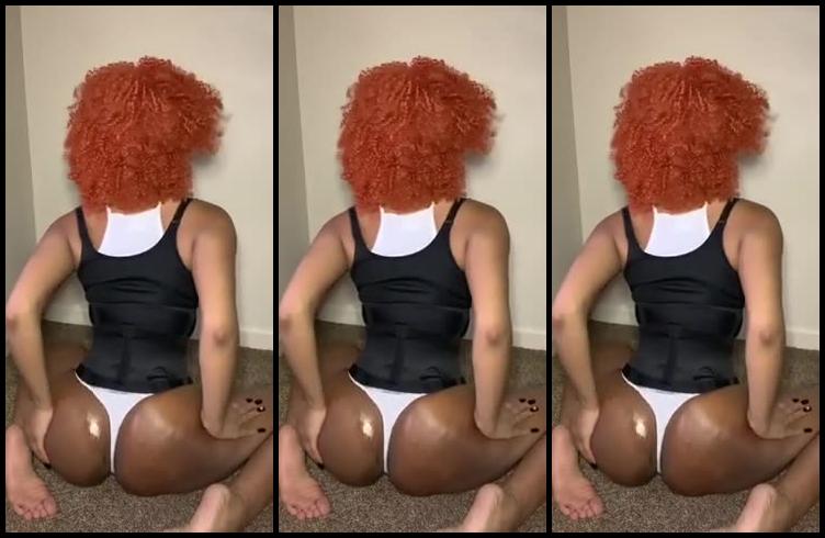 has a fat oily ass
