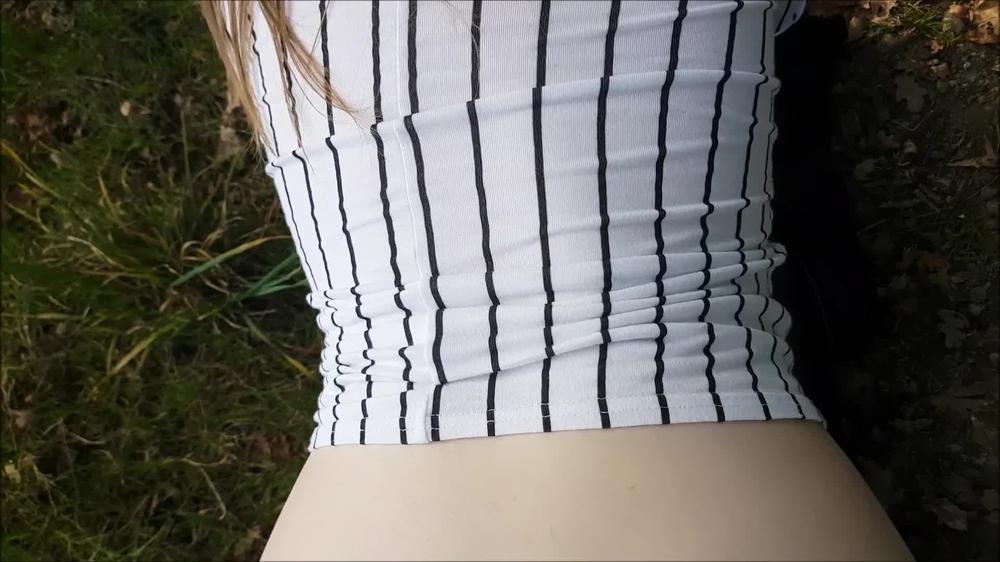 Love Being Fucked Outside and Gargling Cum