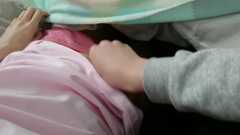 cute and intimate lesbian morning sex || trembling orgasm