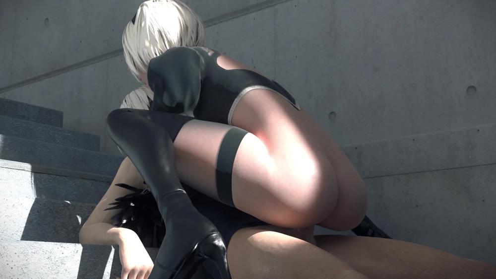 Hydrafxx Nier.Automata Yorha.2B 4 Backside Video