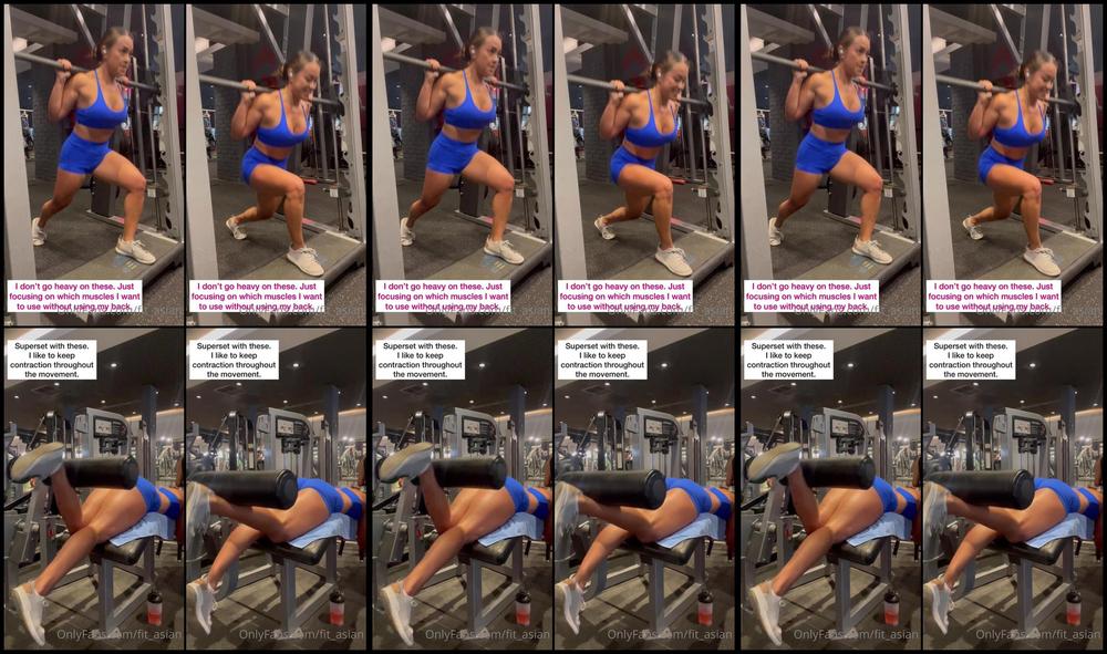 Fit Asian 19 01 2022 2334912908 Day 1 Of 3 Lower Body Day In A Week An Example Of My Current Training I Have Plans To St