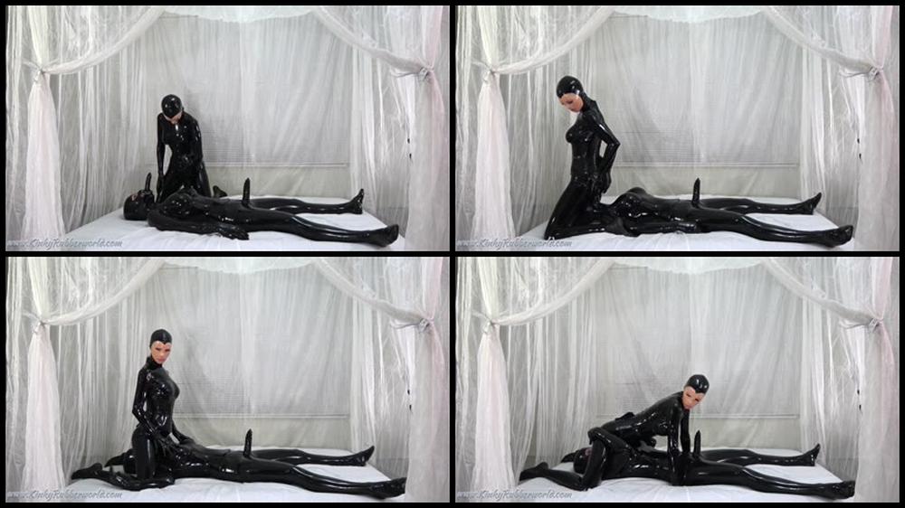 Two Rubbercocks For Latex Lara In The Canopy