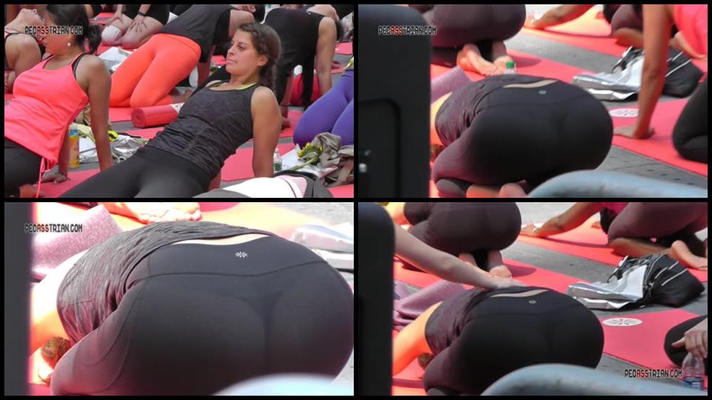 344 Yoga See Through Thong Begg