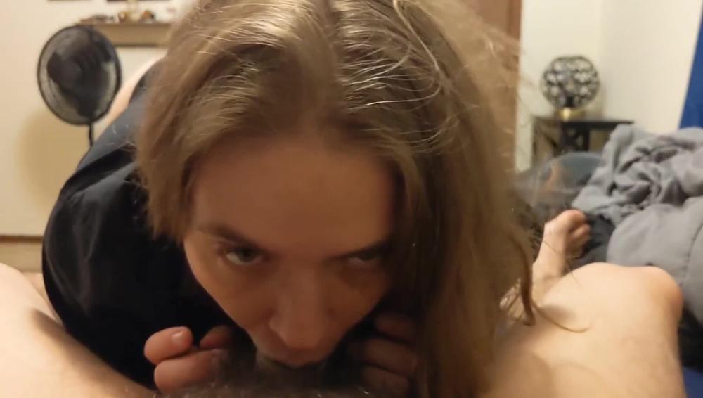 Gratitude: Button gives herself entirely for Tip's pleasure (BEAUTIFUL blowjob - cumshot @29:40)