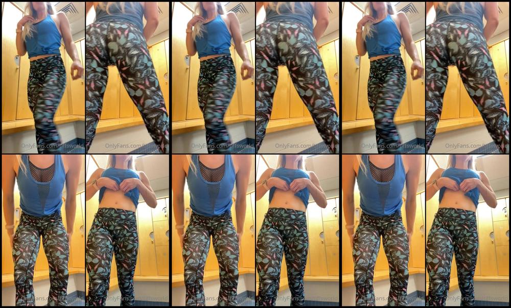 Tiffsworld 10 02 2022 2359442110 Guns And Buns A Little Bts At The Gym Today