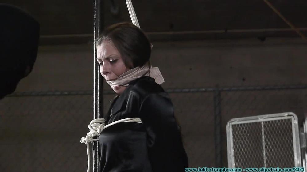 The Vigilante Captures And Strictly Binds Riley Rose 1