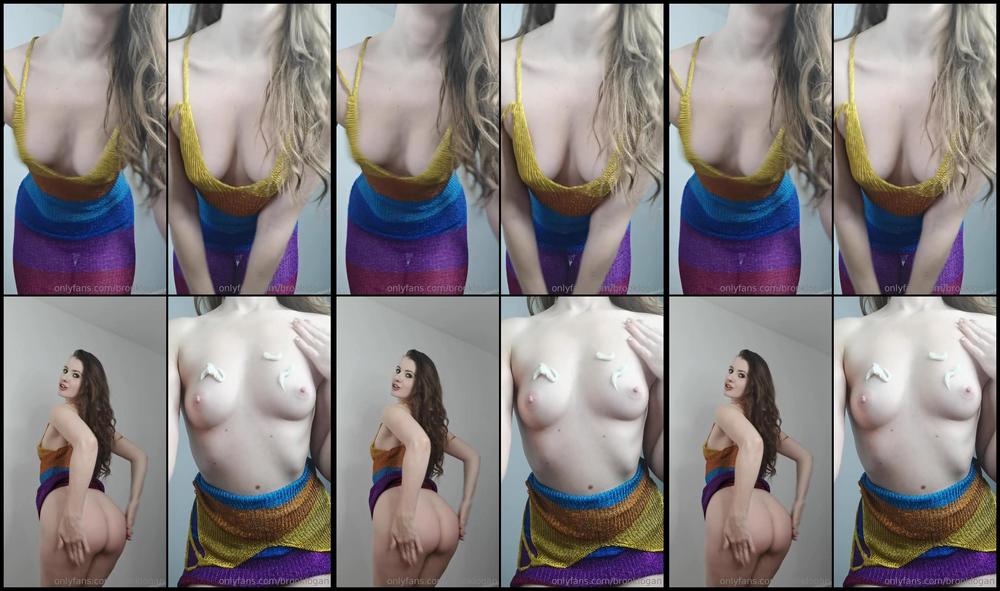 Brooklogan 28 04 2019 29957355 Teasing And Lotioning Up My Tits And Ass