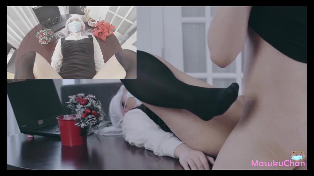 【MasukuChan】Tea Party , Time Stop Cum inside Pussy and Tea make her Drink Semen