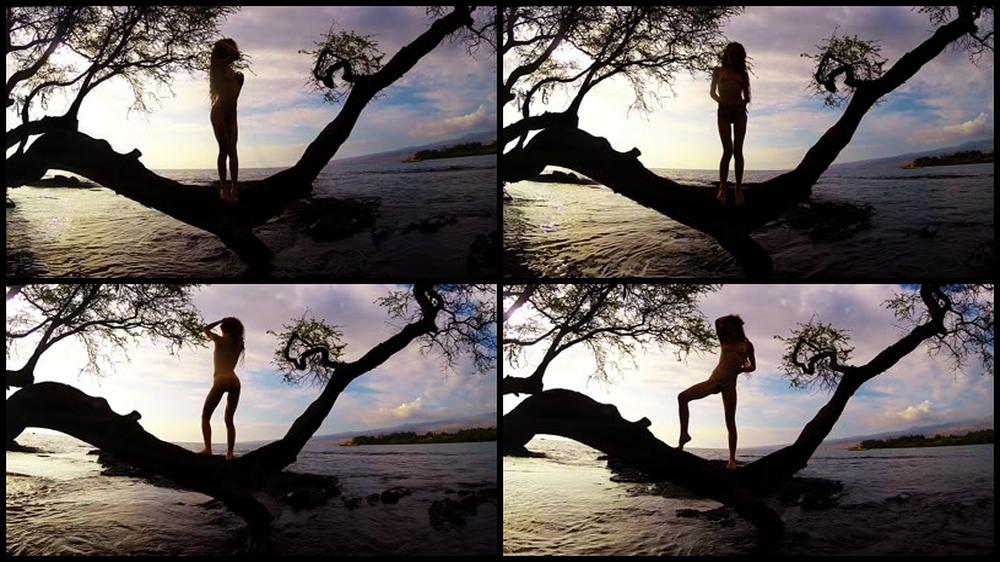 Heather Carolin Shadow Dancing At Sunset