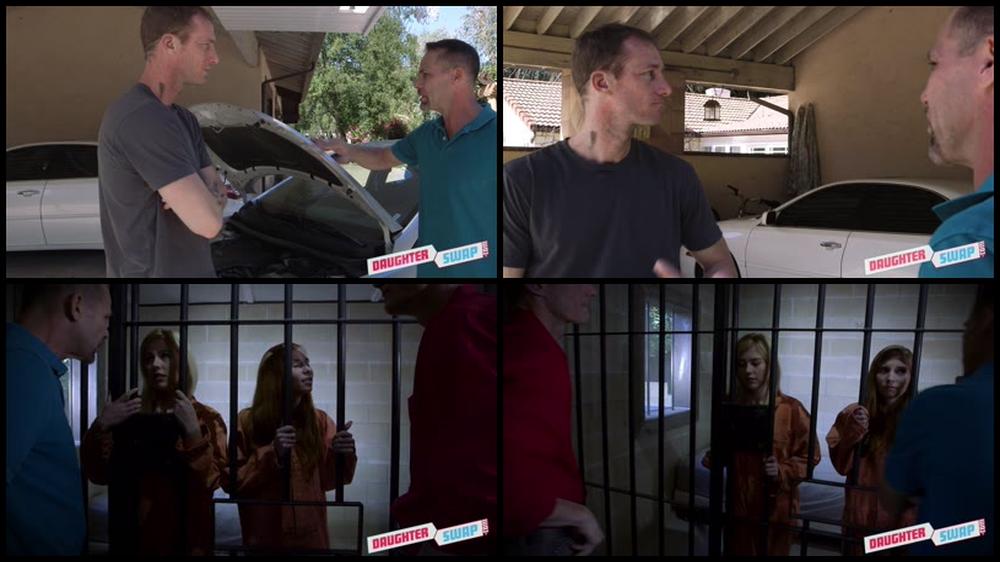 Daughterswap Ava Parker And Summer Day Bailed Out Of Jail For Fucking My Friends Father