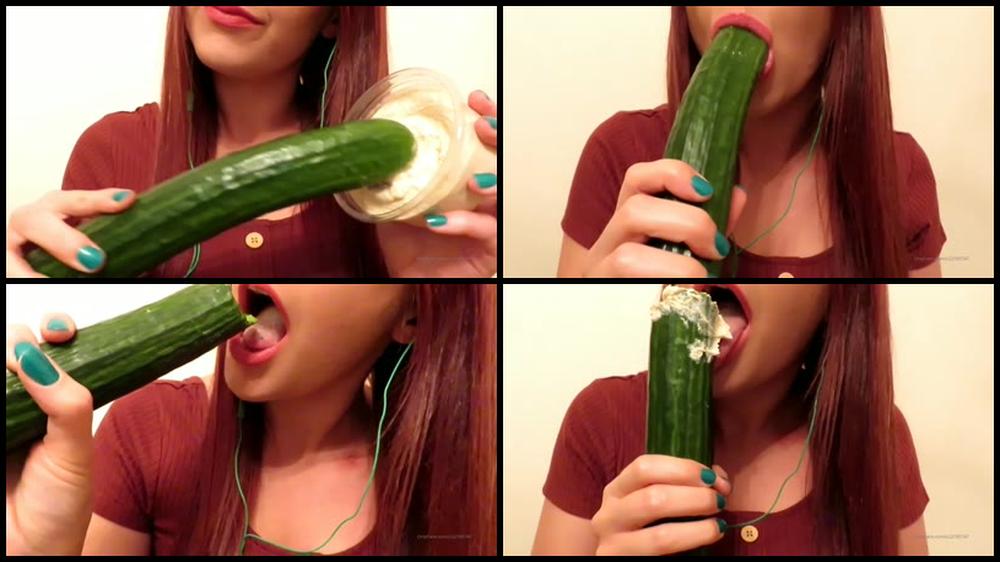 Flirtyasmr 24 02 2020 159182407 Asmr Cucumber Video