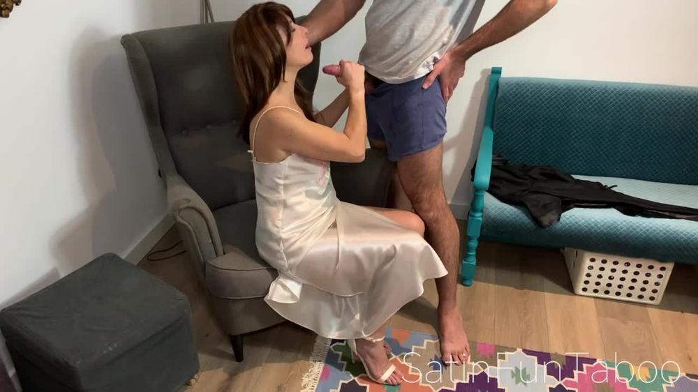 Satinfuntaboo - Mom Son Pov Satin Cum Mature Panties