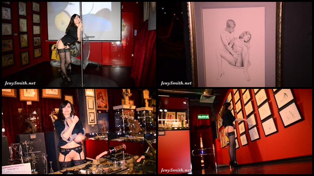 Jeny Smith Bottomless Interviews A Guy At Museum Of Erotic And Sex