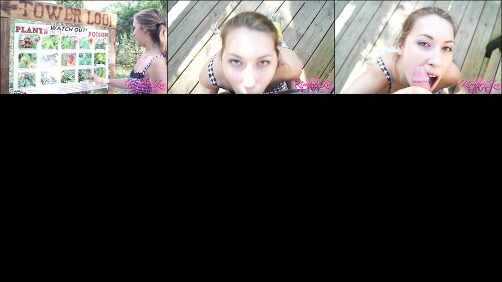 Kimber Lee Live - Kimber Lee - 2016-08-19 - Afternoon at the Park Public BJ with Facial