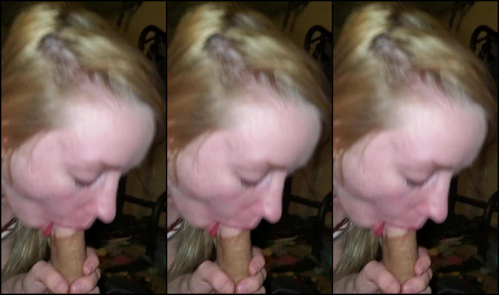 Petite blonde Venus loves huge cock and cum in her mouth