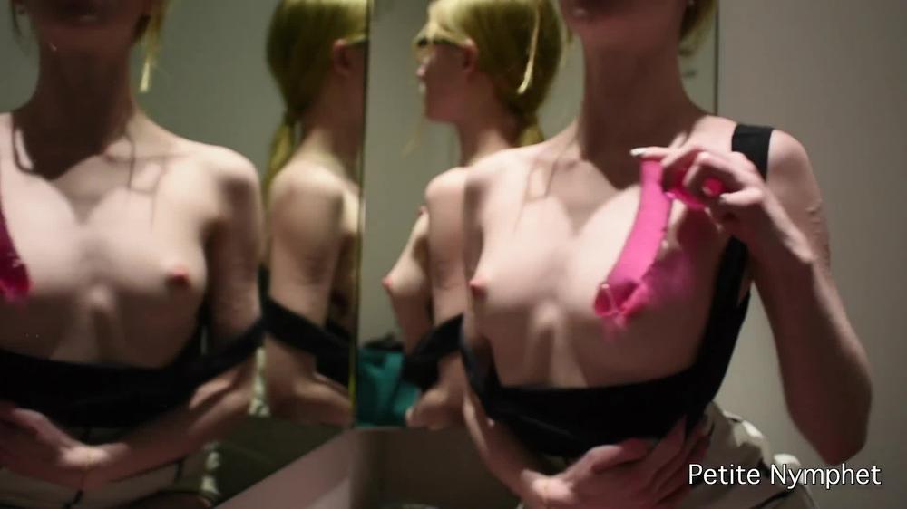 Petite Nymphet Dressing Room Fun