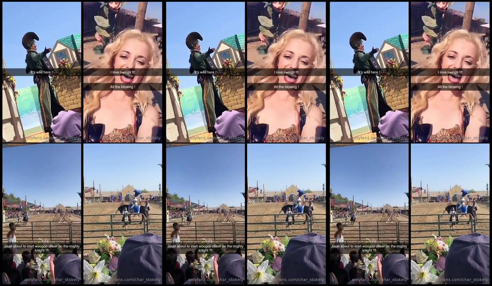 Char Stokely 06 05 2019 31041243 I Took Over Avns Snapchat Here S What You Missed Renfaire 22 Minutes Of Pleasure