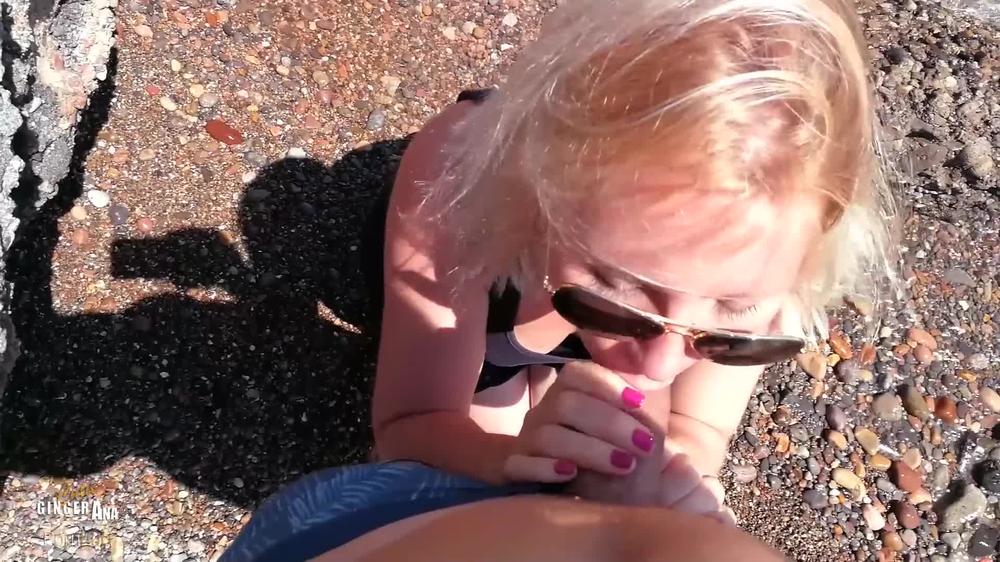 Risky Public Flashing & Wild Sex On The Beach